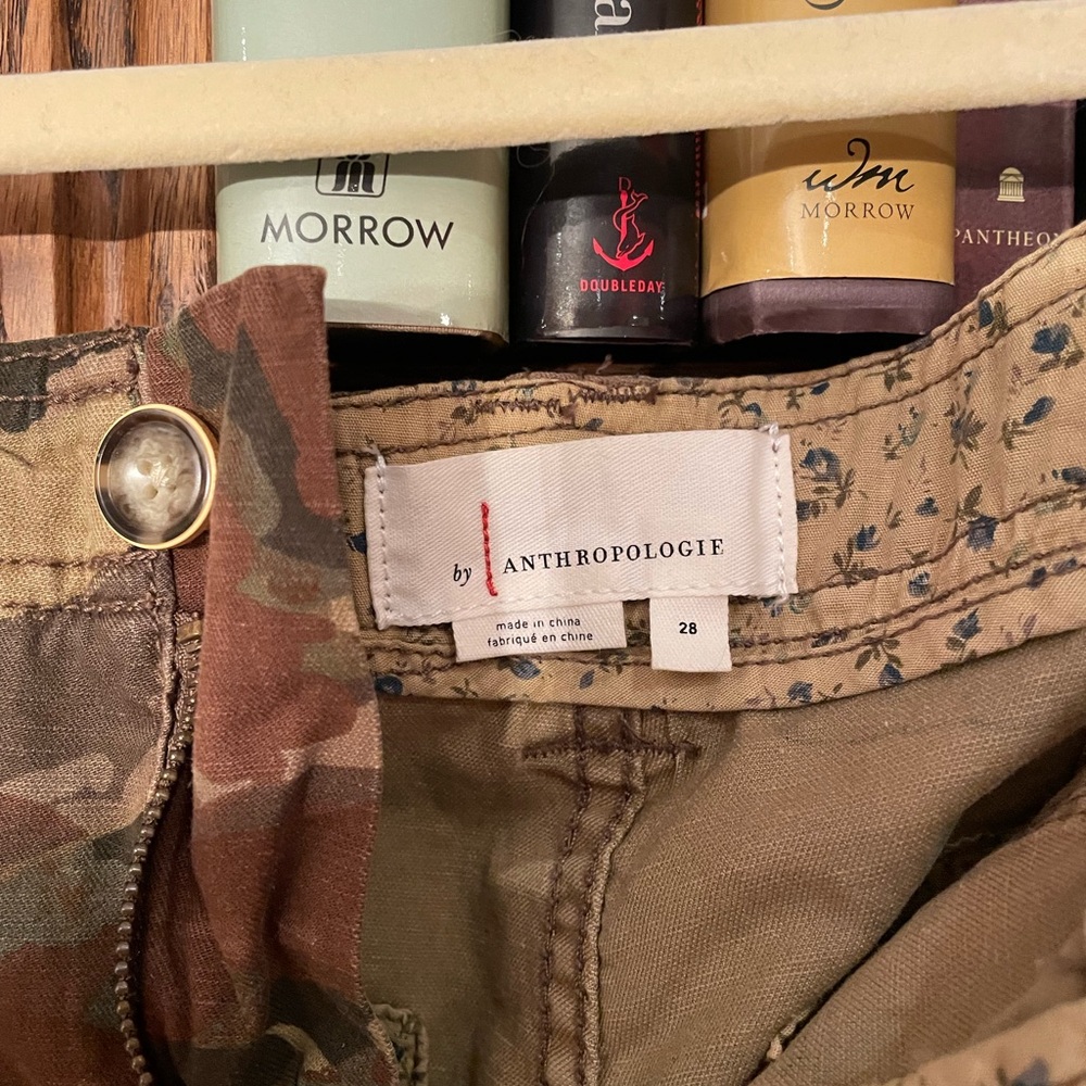 Anthropologie Camouflage Cargo Pants - Picture 2 of 7